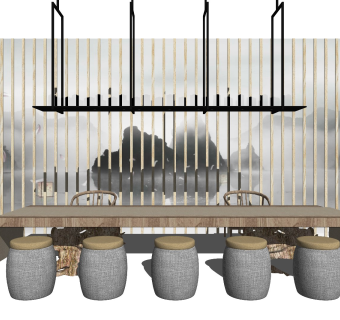 中式风格休闲桌椅 实木茶台 功夫茶几 禅意茶桌 长桌椅 茶艺桌椅