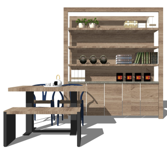 中式风格休闲桌椅 实木茶台 功夫茶几 禅意茶桌 长桌椅 茶艺桌椅