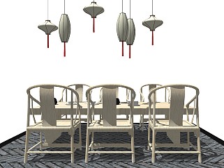 中式风格休闲桌椅 实木茶台 根雕茶桌 禅意茶桌 长桌椅 茶艺桌椅