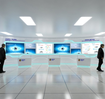 现代风格展厅 展位 展台