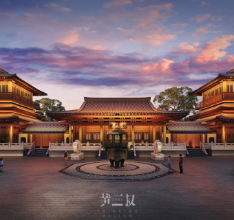 古建香积寺su建筑模型