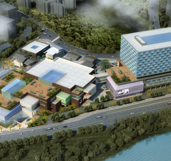 现代商业街景观sketchup模型下载