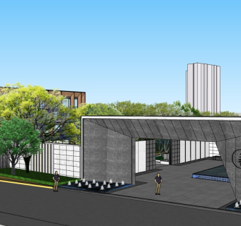 现代，新中式，景观示范区