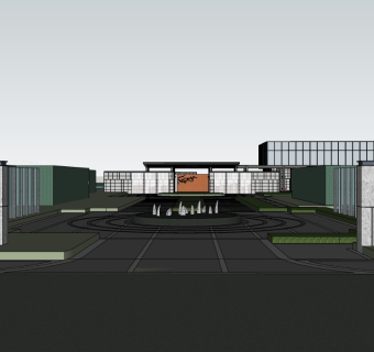 现代，新中式，景观示范区