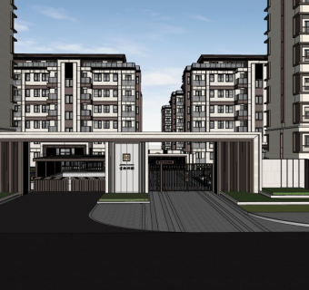 现代，新中式，景观示范区