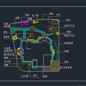 庭院景观设计平面图