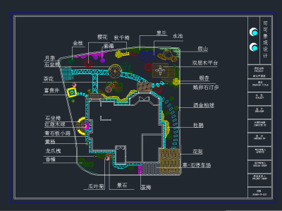 庭院景观设计平面图