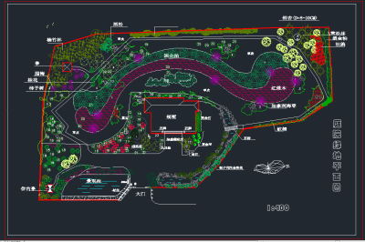 庭院绿地平面图