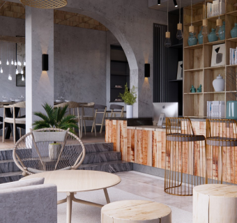 民宿客餐厅模型下载