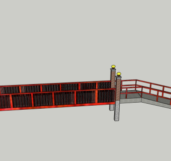 景桥sketchup模型下载