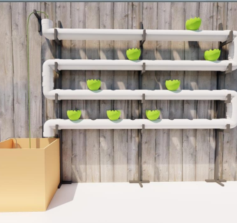 现代风格盆栽sketchup模型下载