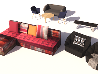 <em>现代风格</em>家具沙发合集客厅沙发组合沙发多人沙发