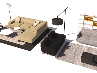 现代风格家具沙发<em>合集</em>客厅沙发组合沙发多人沙发