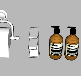 洁具 纸盒 洗发露 沐浴露 毛巾挂 手龙头