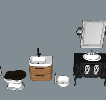 洗手台 浴室柜 马桶