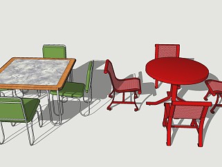 现代风格餐桌椅 组合餐桌