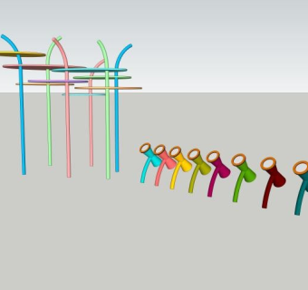 儿童趣味设施sketchup模型下载