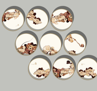 新中式装饰挂画