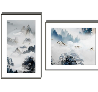 新中式装饰挂画