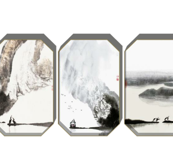 新中式装饰挂画