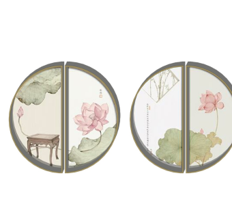 新中式装饰挂画