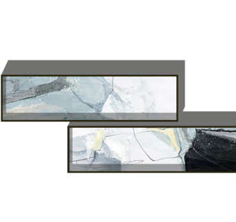 现代马装饰挂画