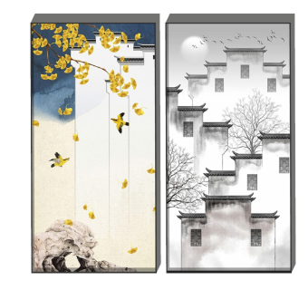 新中式装饰挂画