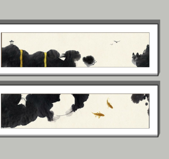 新中式装饰挂画