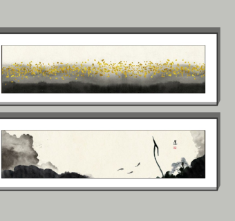 新中式装饰挂画