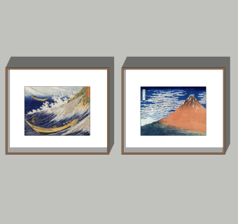 新中式装饰挂画