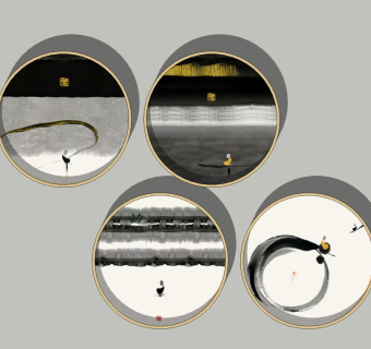 新中式装饰挂画