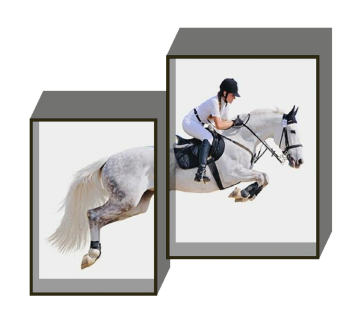 现代马装饰挂画