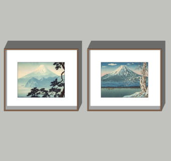 新中式装饰挂画