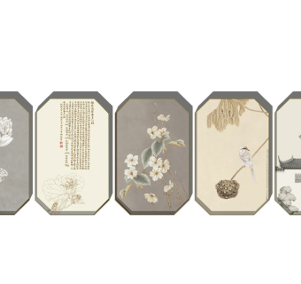 新中式装饰挂画