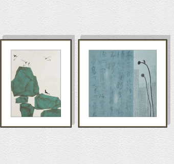 新中式装饰挂画