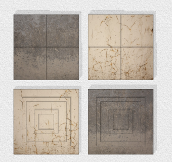 肌理，做旧材质墙饰