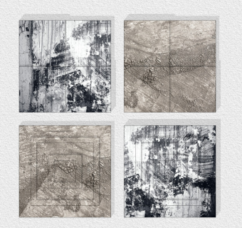 肌理，做旧材质墙饰