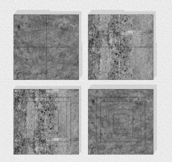 肌理，做旧材质墙饰