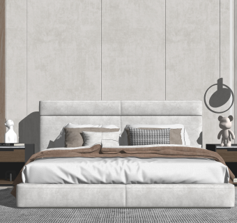 现代卧室SU模型下载