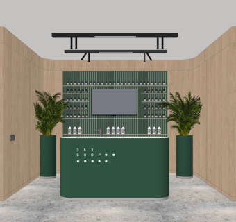 现代前台SU模型下载