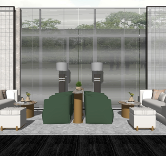 如墨设计SU模型下载