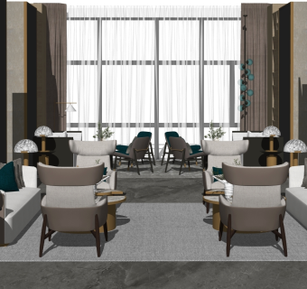 全筑建筑设计SU模型下载