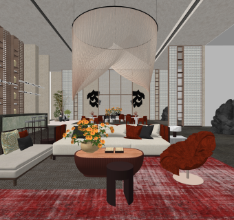 布鲁盟设计SU模型下载