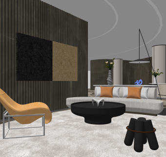 牧笛设计SU模型下载