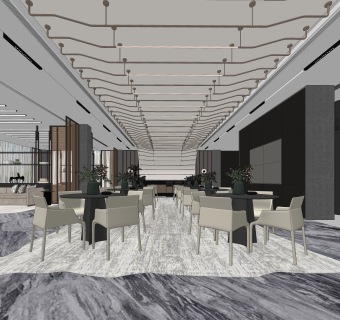 scd郑树芬设计SU模型下载