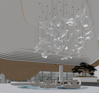 黄全集艾设计SU模型下载