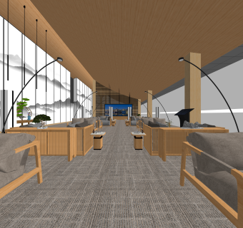 上海黑泡泡设计SU模型下载