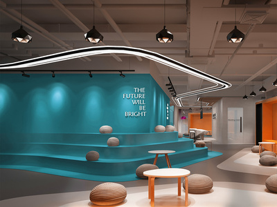 现代公司休息区SU模型下载