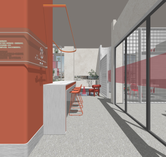 现代公司休息区SU模型下载