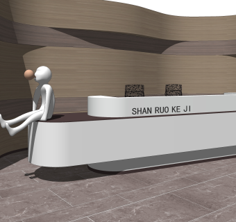 现代公司前台SU模型下载